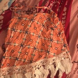 Charlotte Russe spaghetti strap crop top